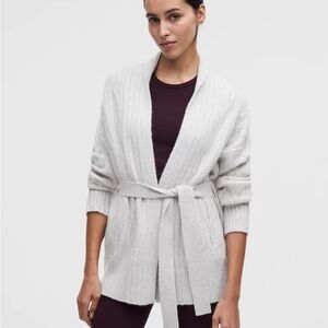 lululemon athletica Alpaca Blend Tie-Front Long Cardigan